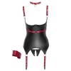 Ensemble ouvert avec collier et menottes - Cotelli BONDAGE Cotelli Bondage