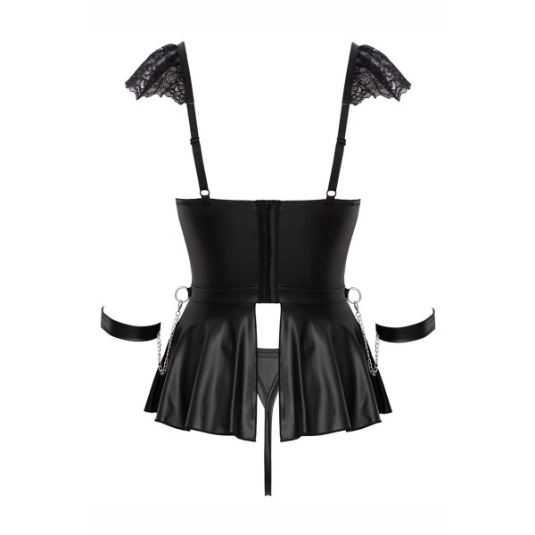 Ensemble 3 pièces lingerie Fetish - Cotelli Bondage