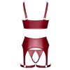Ensemble seins nus 3 pièces Rouge - Cottelli LINGERIE Cotelli lingerie