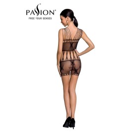 Robe nue résille BS090 - Noir Passion bodystockings