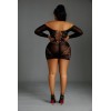 Mini robe résille N°07 Queen Size - Moonlight MoonLight Lingerie