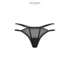 String double lanières en tulle Petite Noir