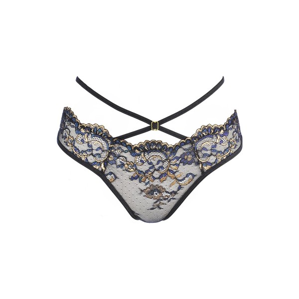String dentelle Noir V-10368 - Axami Axami