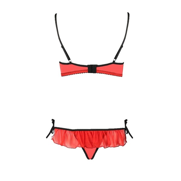 Ensemble lingerie seins nus Cherry - Passion Passion Lingerie