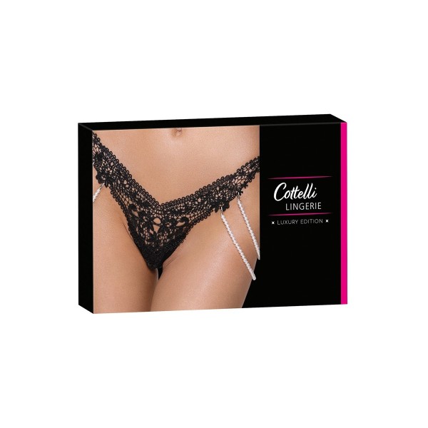 String Rio avec chaines de perles - Cottelli LINGERIE Cotelli lingerie