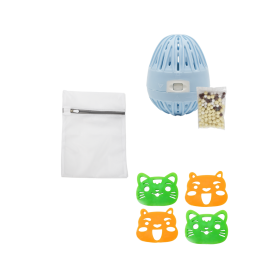 Boule de lavage + filet de lavage + 4 attrape-poils - OFFRE TRIO Cosmétique naturel