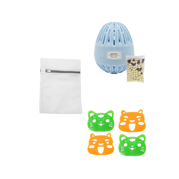 Boule de lavage + filet de lavage + 4 attrape-poils - OFFRE TRIO Cosmétique naturel
