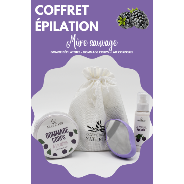 Coffret épilation - Mûre sauvage Cosmétique naturel