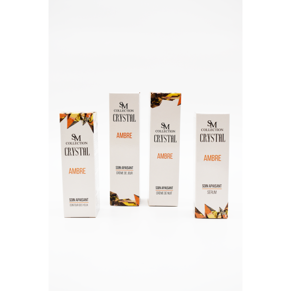 Gamme complète apaisante - Ambre 100% naturelle SM collection CRYSTAL