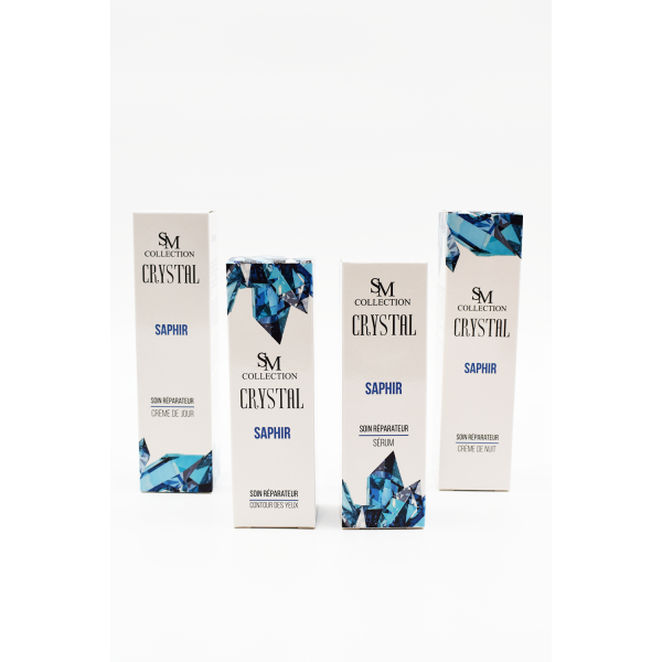 Gamme complète réparatrice - Saphir 100% naturelle SM collection CRYSTAL