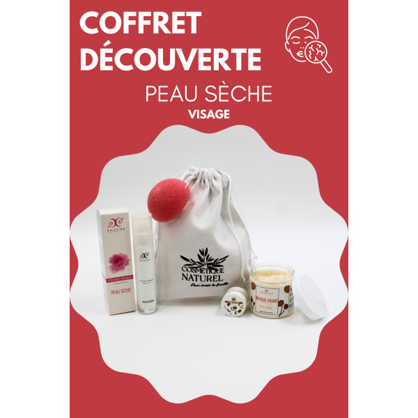 Coffret découverte - VISAGE - Peau sèche Cosmétique naturel