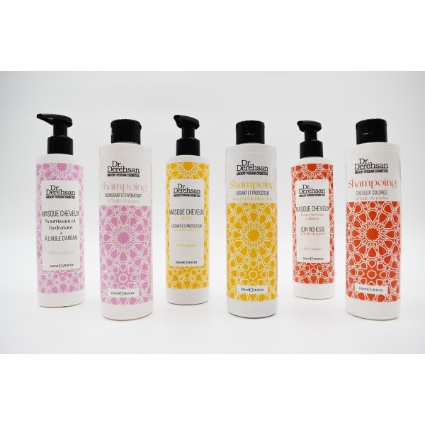 Shampoing cheveux colorés à l'huile de jojoba 250ml Dr. Derehsan