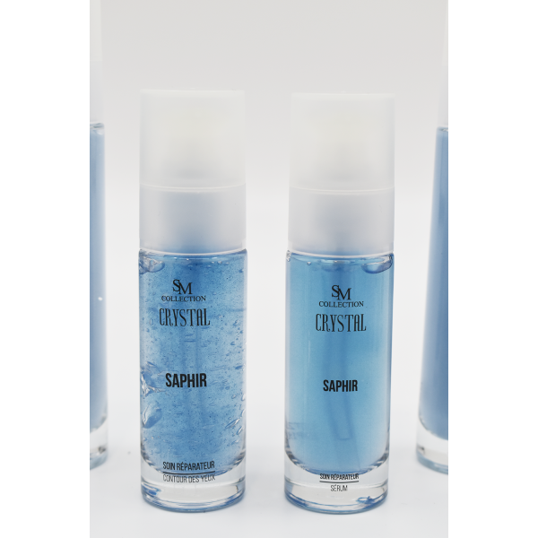 Crème de jour à la poudre de saphir 50ml 100% naturelle SM collection CRYSTAL
