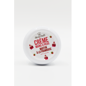 Crème mains et pieds - muffin à la framboise - 50ml 100% naturelle - Format voyage Stani chef's