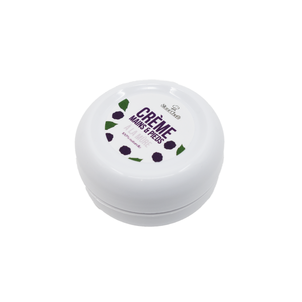 Crème mains et pieds à la mûre - 50 ml 100% naturelle - Format voyage Stani chef's