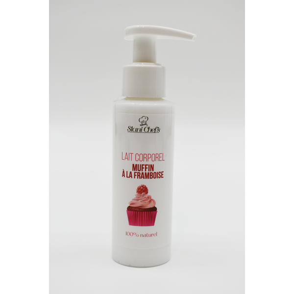 Lait corporel - muffin à la framboise - 100ml 100% naturel Stani chef's