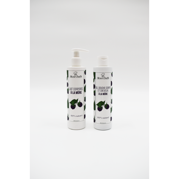 Lait corps hydratant à la mûre - 250ml 100% naturel Stani chef's