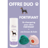Shampoing pour chien 200ml + brosse de bain - OFFRE DUO - FORTIFIANT Dr. Derehsan Animal Care Cosmetics