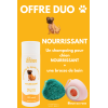 Shampoing pour chien 200ml + brosse de bain - OFFRE DUO - NOURRISSANT Dr. Derehsan Animal Care Cosmetics