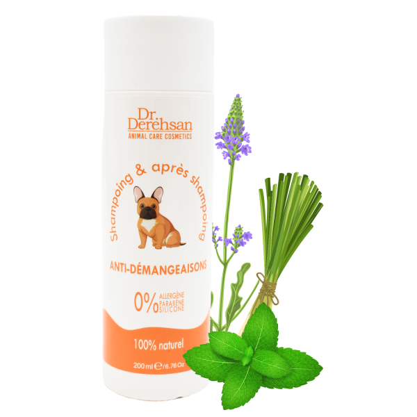 Shampoing pour chien - ANTI-DÉMANGEAISONS 200ml Dr. Derehsan Animal Care Cosmetics
