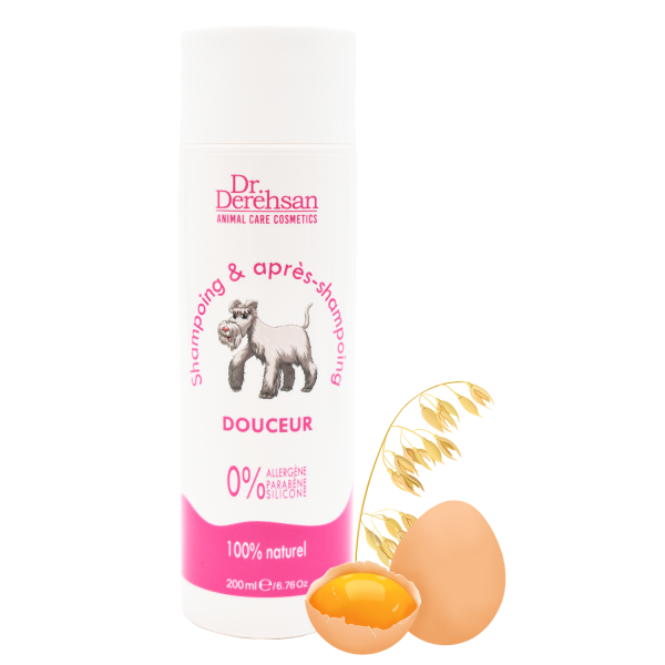 Shampoing pour chien - DOUCEUR 200ml Dr. Derehsan Animal Care Cosmetics