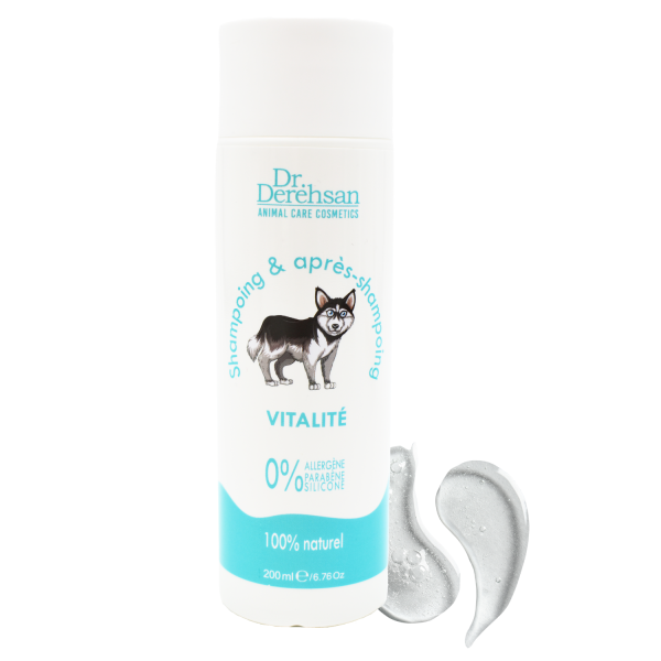 Shampoing pour chien - VITALITÉ 200ml Dr. Derehsan Animal Care Cosmetics