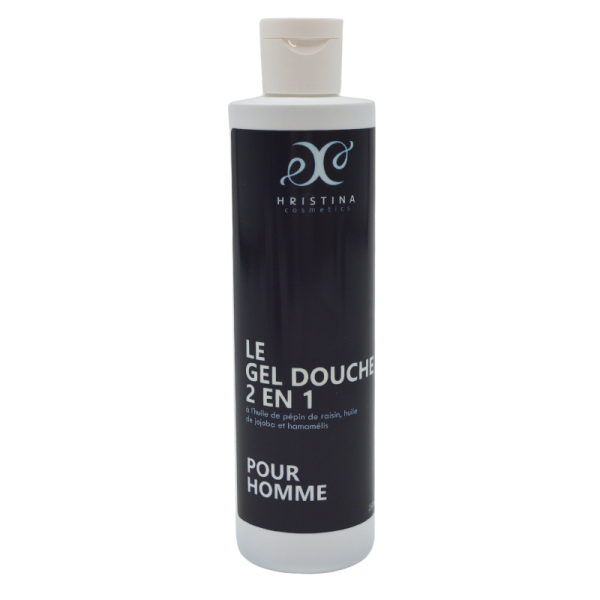 2 en 1 Shampoing et Gel douche - Homme 250ml Hristina