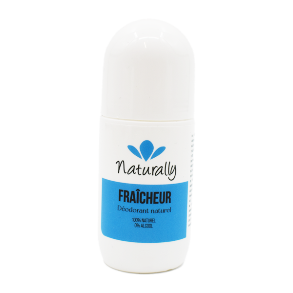 Déodorant roll on - Fraîcheur - 50ml 100% naturel Naturally