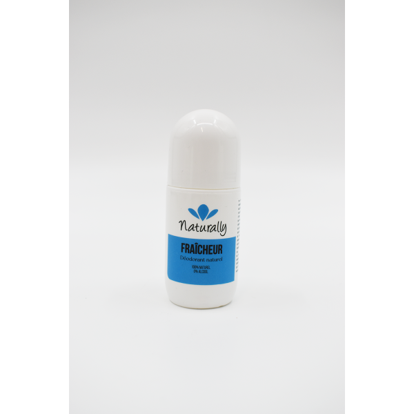 Déodorant roll on - Fraîcheur - 50ml 100% naturel Naturally