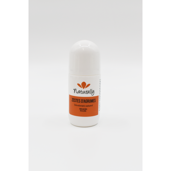 Déodorant roll on - Zestes d'agrumes - 50ml Naturally
