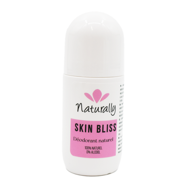 Déodorant roll on Skin bliss - 50ml 100% naturel Naturally