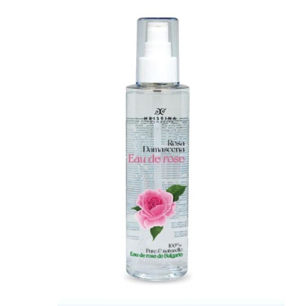 Eau florale naturelle à la rose de Damas - 200ml 100% naturelle Hristina
