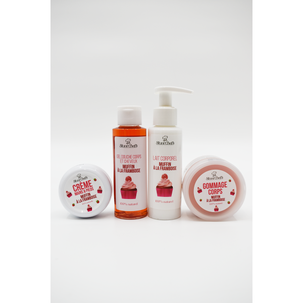Gommage corps - muffin à la framboise - 100ml 100% naturel Stani chef's