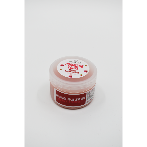 Gommage corps - muffin à la framboise - 100ml 100% naturel Stani chef's
