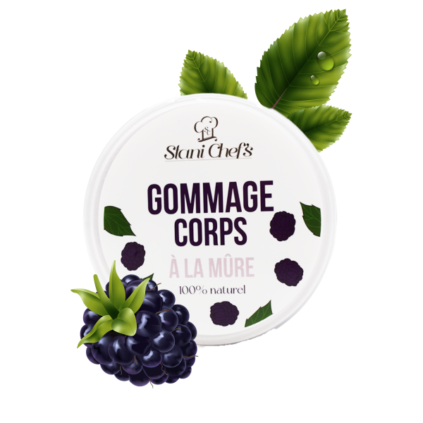 Gommage corps à la mûre - 200ml 100% naturel Stani chef's