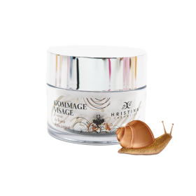 Gommage visage à base de bave d'escargot - 100ml 100% naturel Hristina