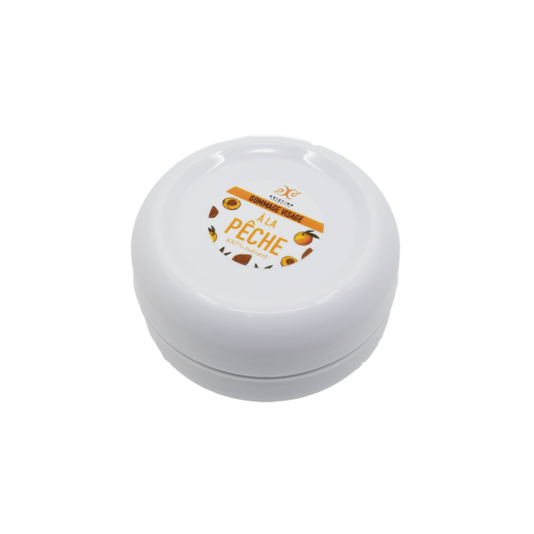Gommage visage pêche - 50ml 100% naturel - Format voyage Hristina