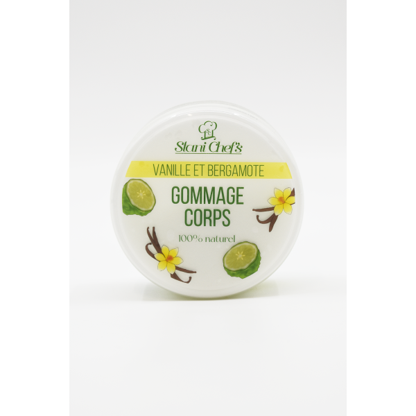 Gommage corps à la vanille et bergamote - 250ml 100% naturel Stani chef's