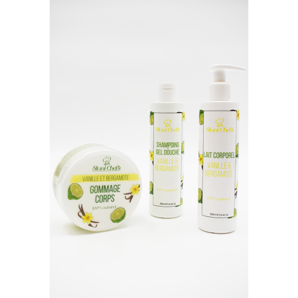 Gommage corps à la vanille et bergamote - 250ml 100% naturel Stani chef's