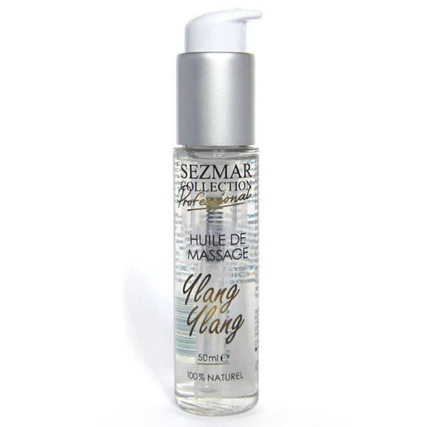 Huile de massage professionnelle Ylang Ylang 100% naturelle 50 ml Sezmar Collection Professional