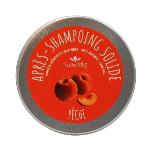 Après-shampoing solide - Pêche 50gr Naturally