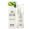 Crème contour des yeux anti-âge à l'émeraude 30ml 100% naturelle SM collection CRYSTAL
