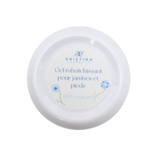 Gel rafraîchissant pour jambes lourdes et fatiguées - 50ml 100% naturel Hristina