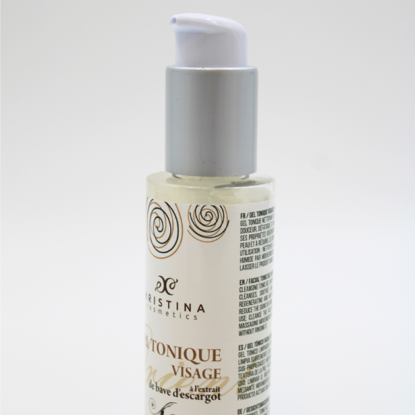 Gel tonique visage à la bave d'escargot 125ml Hristina