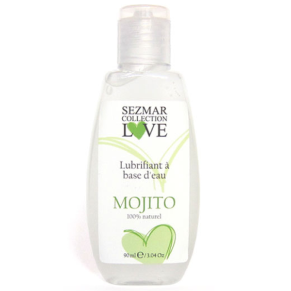 Lubrifiant à base d'eau 100% naturel Mojito 90 ml Sezmar Love