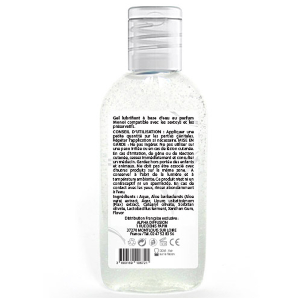 Lubrifiant à base d'eau 100% naturel Monoï 90 ml Sezmar Love