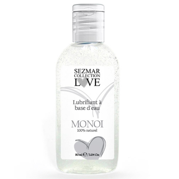 Lubrifiant à base d'eau 100% naturel Monoï 90 ml Sezmar Love