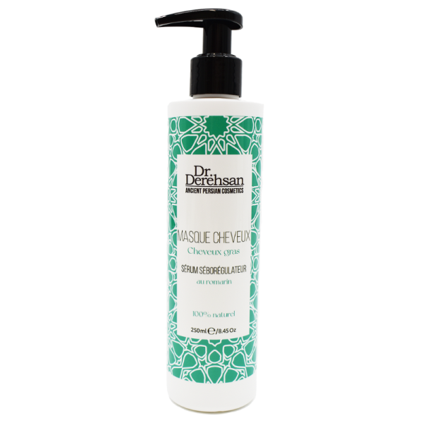 Masque cheveux gras - 250ml 100% naturel Dr. Derehsan
