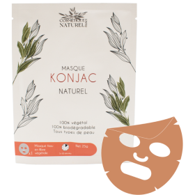 Masque konjac - Argile rouge Cosmétique naturel
