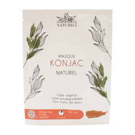 Masque konjac - Argile rouge Cosmétique naturel